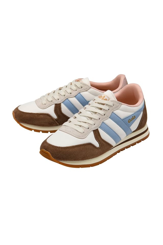 Gola Classics Gola Classics Women's 'Daytona Chute' Nylon Lace-Up Trainers in Off-White - 3