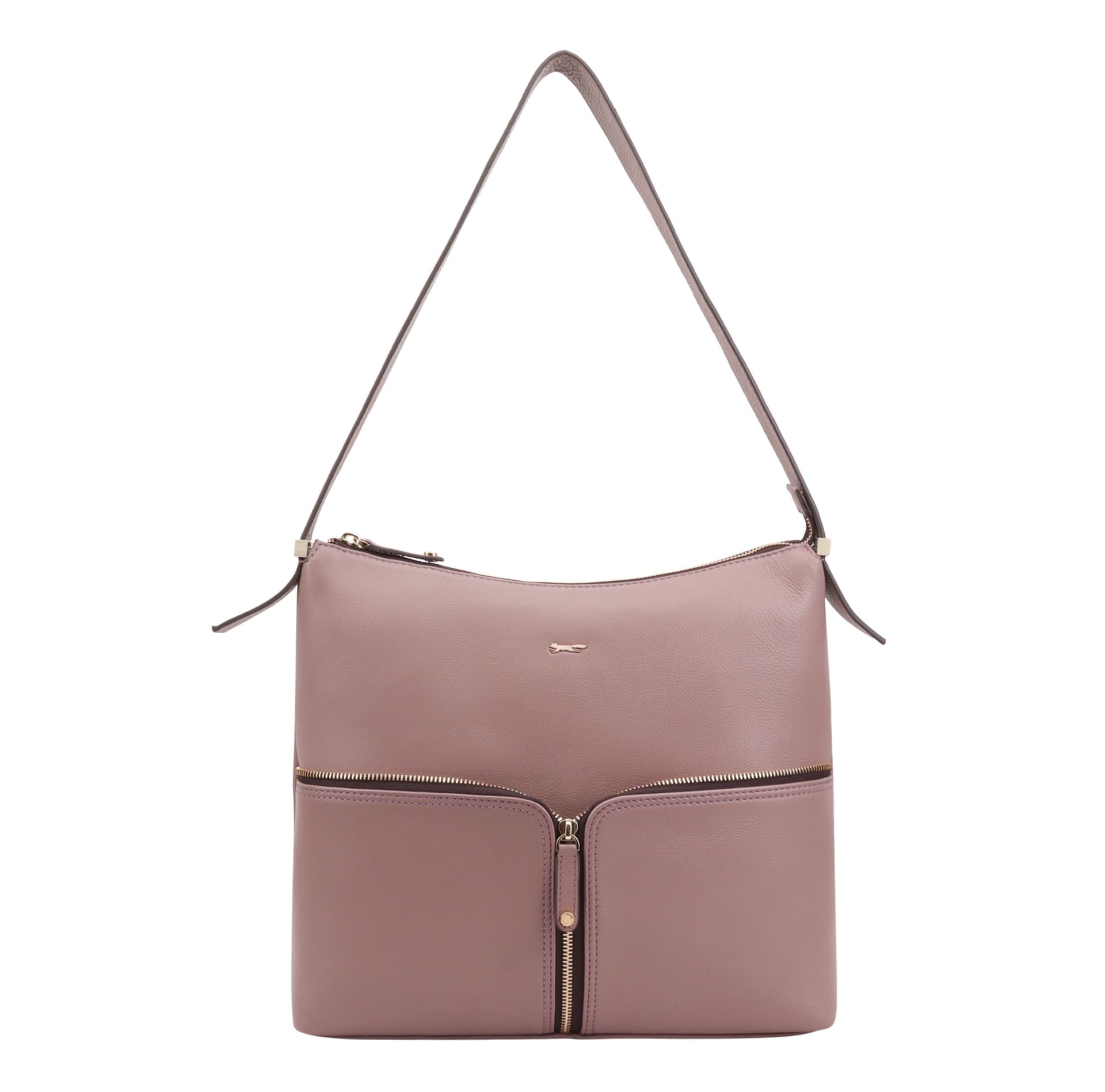 Paul Costelloe Paul Costelloe Dusty Pink Leather Shoulder Bag