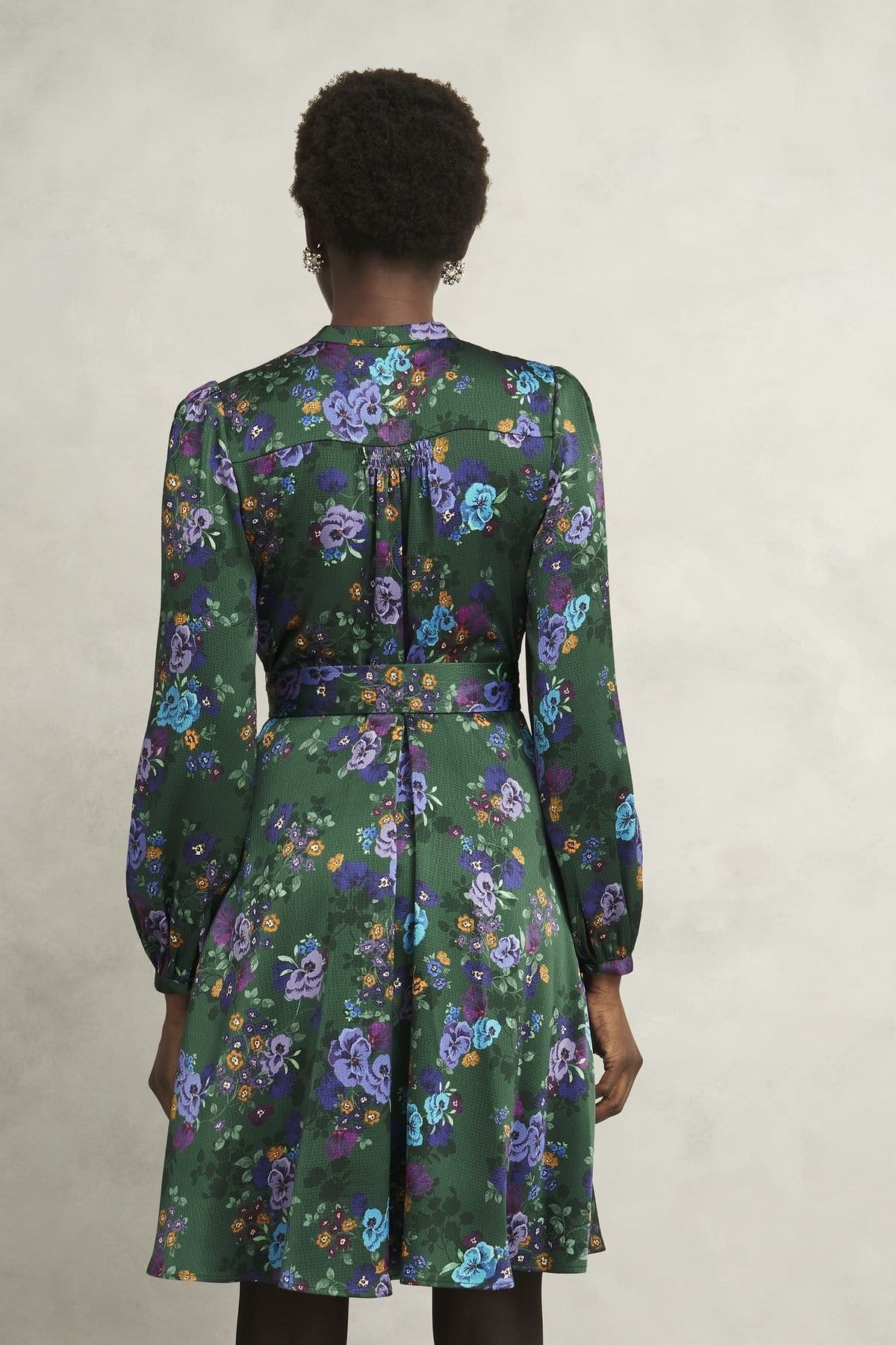 Hobbs London Hobbs London Women's FATIMA DRESS in Bottle Green - 4