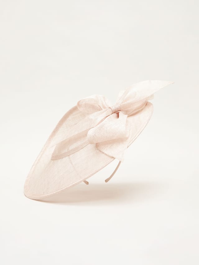 Phase Eight Phase Eight Women's Bow Disc Fascinator in Light Beige - 2