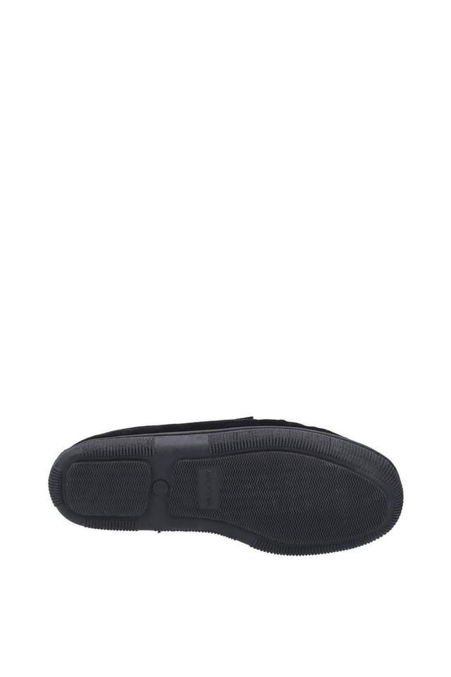 Hush Puppies Hush Puppies Men's 'Ace' Suede Classic Slippers in Black - 3
