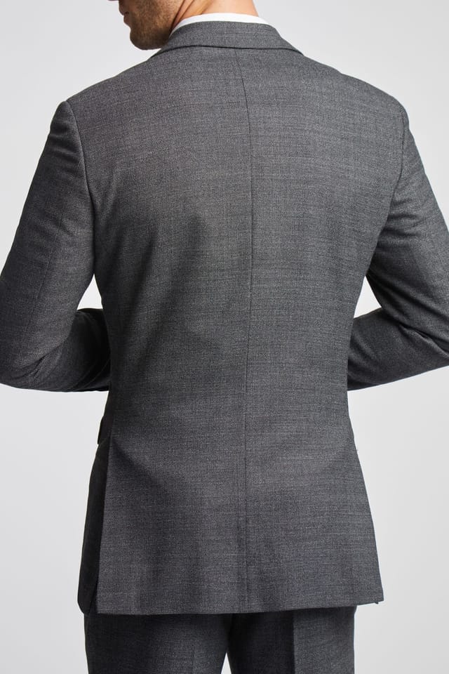 Ted Baker Ted Baker Men's Slim Fit Semi Plain Jacket in Grey - 3