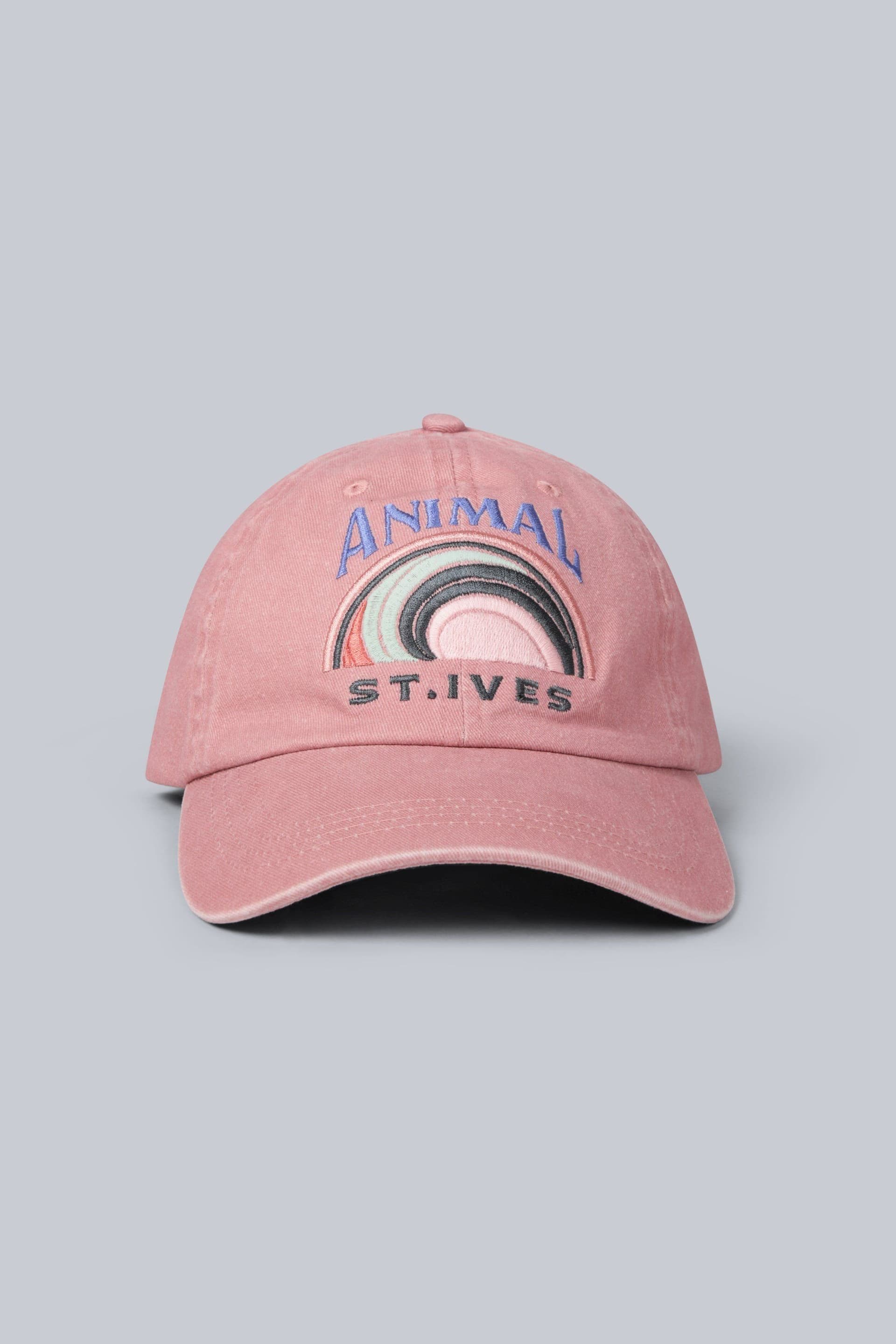 Animal Animal Men's 'St Ives' Lightweight Comfortable Adjustable Outdoor Baseball Cap in Coral