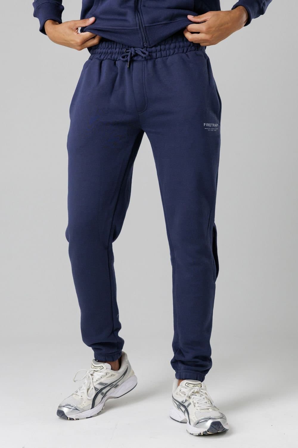 Firetrap Firetrap Men's Dark Navy Joggers with Drawstring Waist