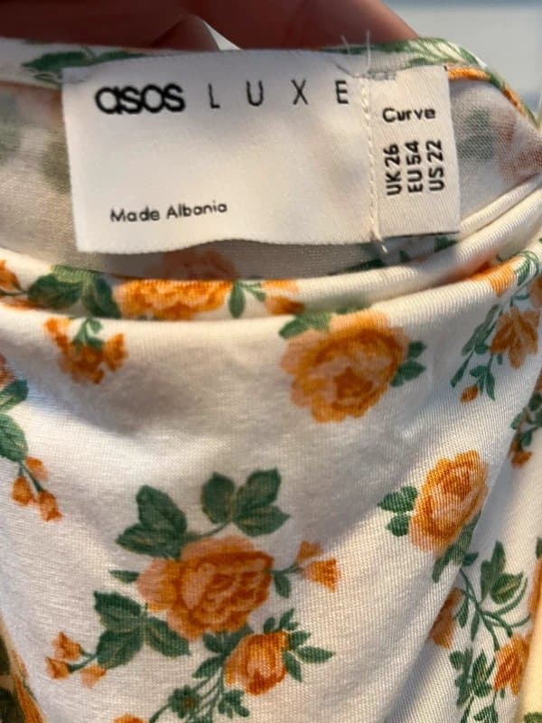 ASOS ASOS luxe cowl neck ruched midi dress