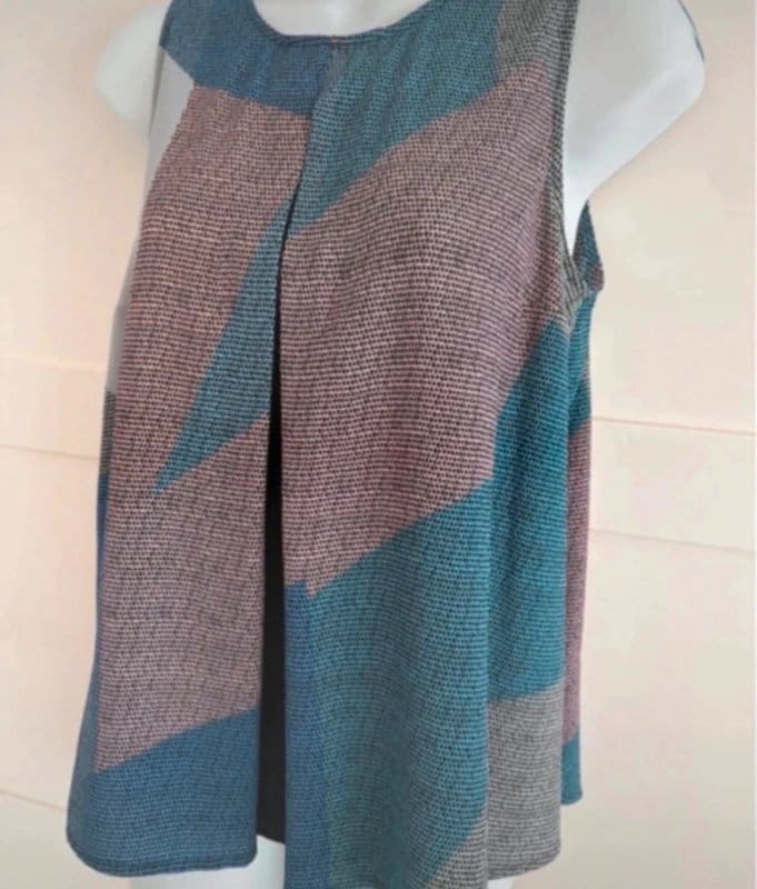 Oliver Bonas Geometric Print Sleeveless Tunic Top