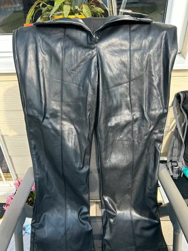 ASOS Faux leather trousers