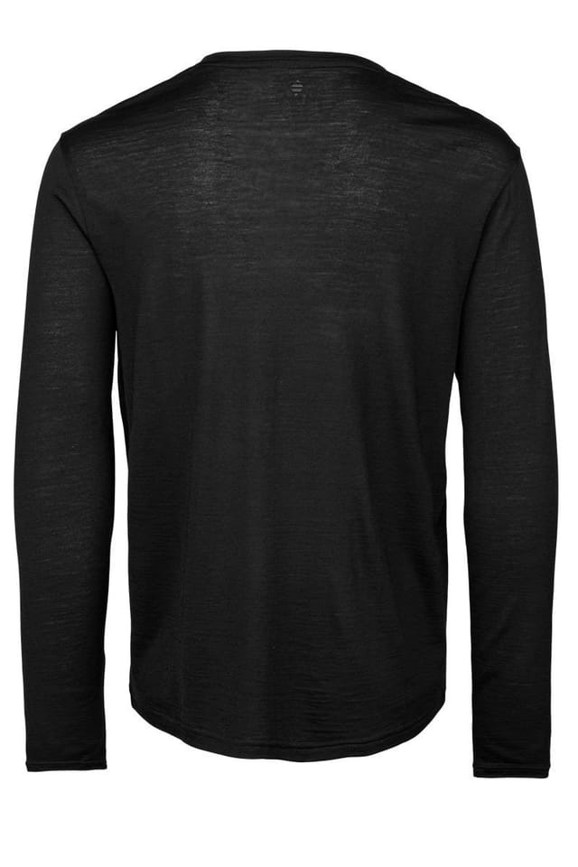 Panos Emporio Panos Emporio Men's Eco Merino Wool Long T-Shirt in Black - 2