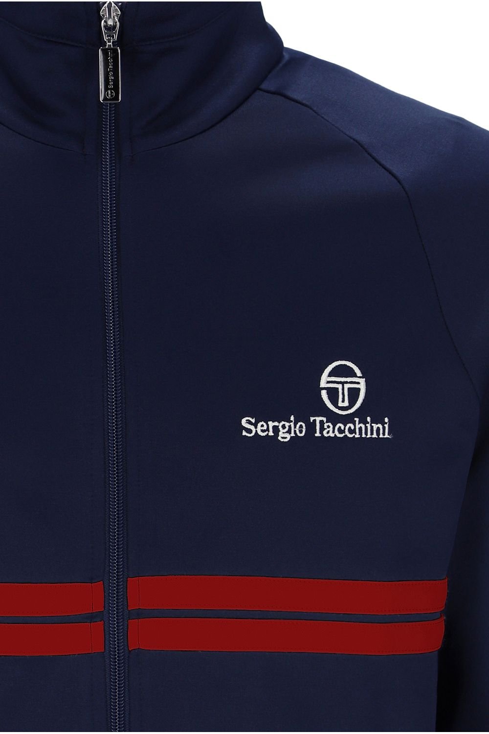 Sergio Tacchini Sergio Tacchini Men's New Dallas Track Top Maritime Blue/White/Adrenaline Rush in Blue - 4