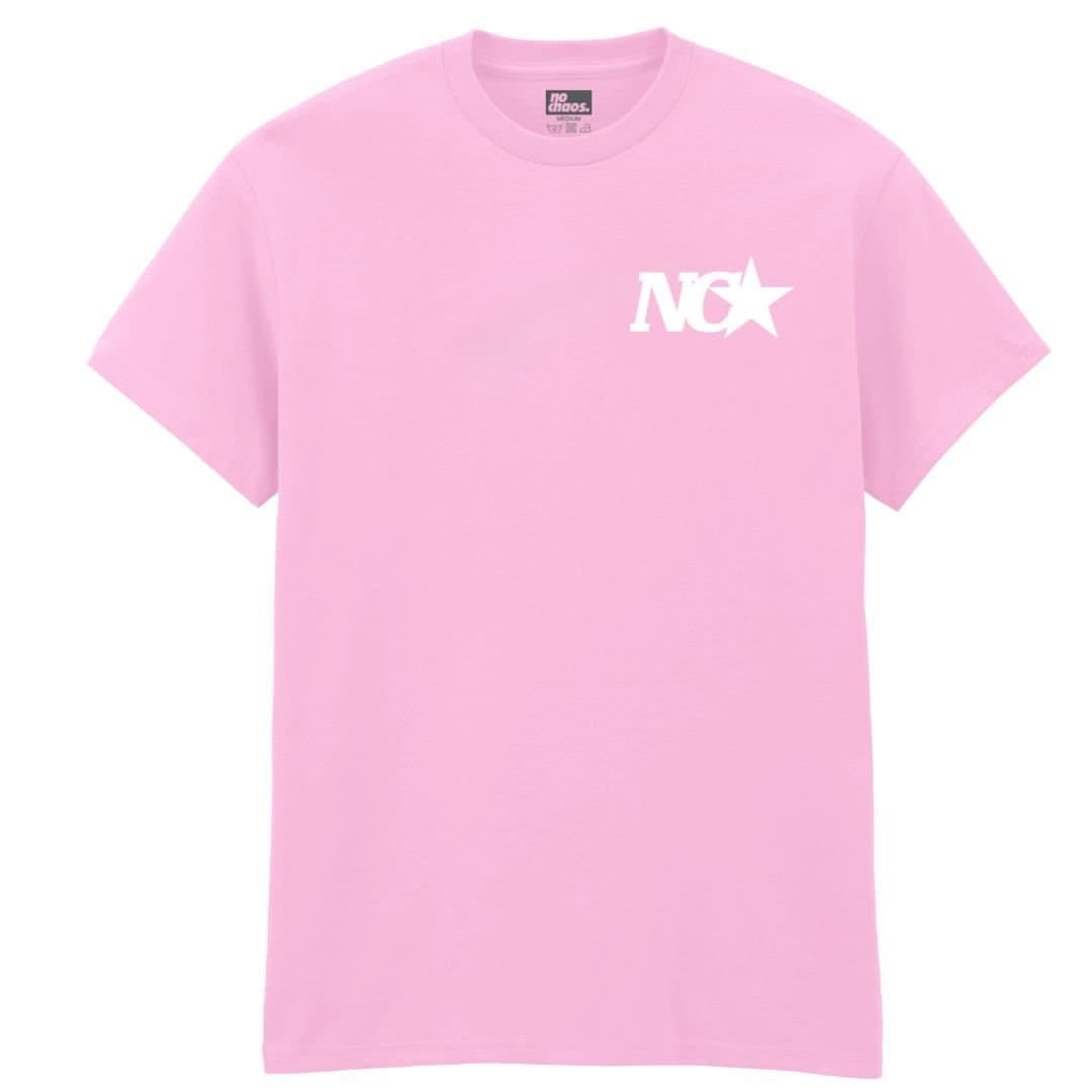 No Chaos No Chaos Men's Nc Star T-Shirt in Light Pink