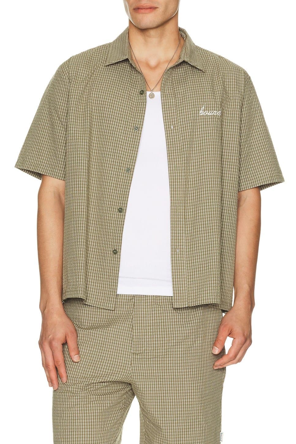 revolve Gingham Cropped Shirt