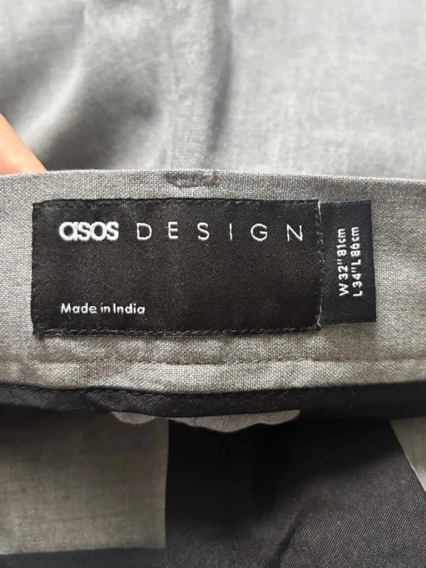 ASOS Men's Grey Smart Trousers