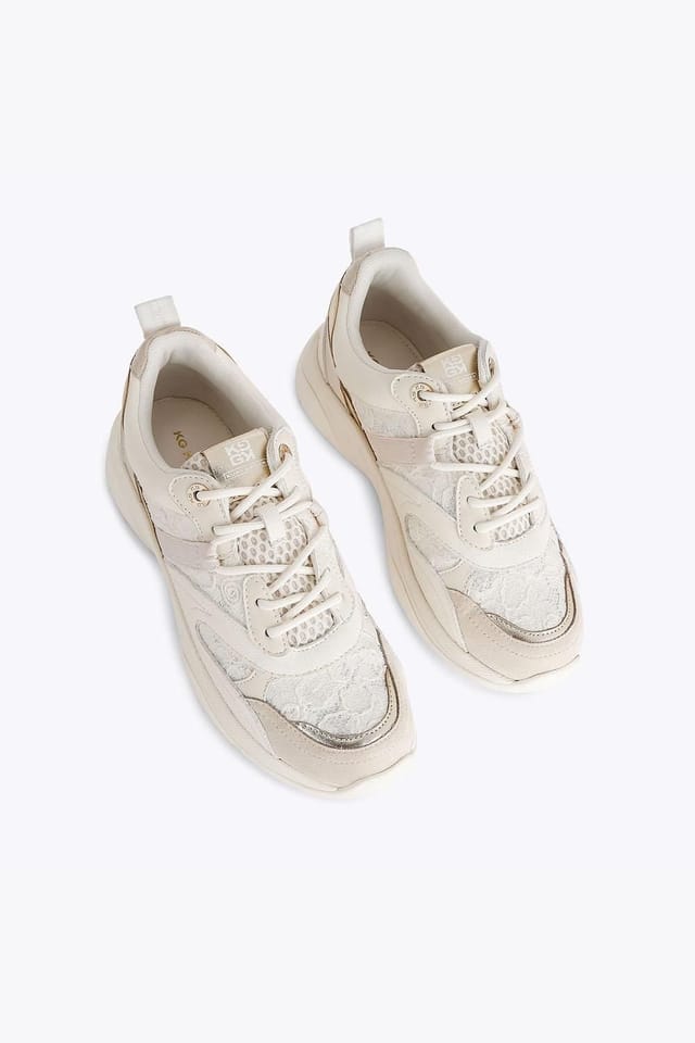 KG Kurt Geiger KG Kurt Geiger Women's 'Louisiana' Trainers in White - 2