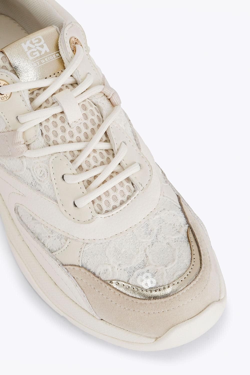 KG Kurt Geiger KG Kurt Geiger Women's 'Louisiana' Trainers in White - 4