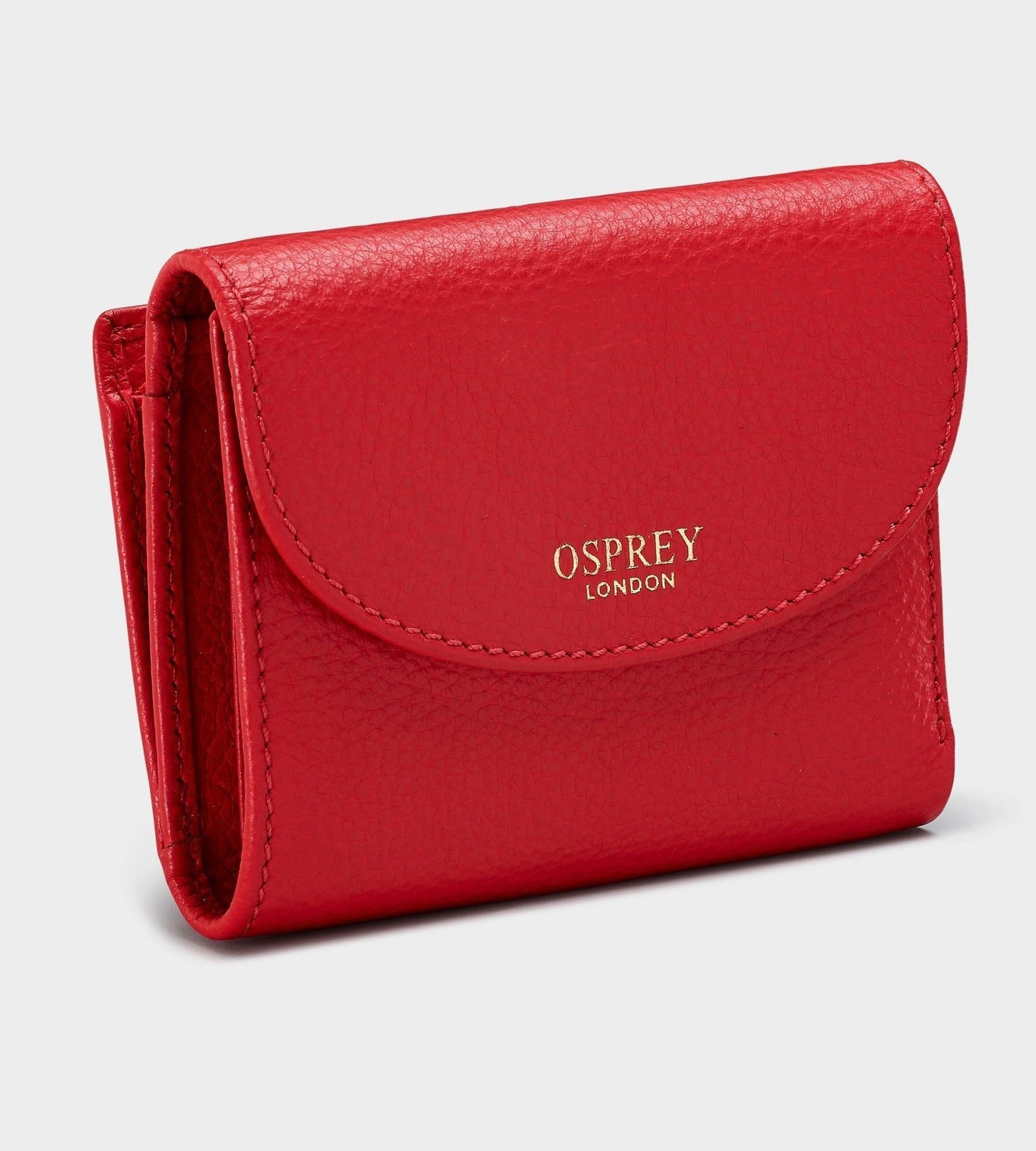 OSPREY LONDON OSPREY LONDON Women's The Tilly Leather Purse Gift Set in Red - 3