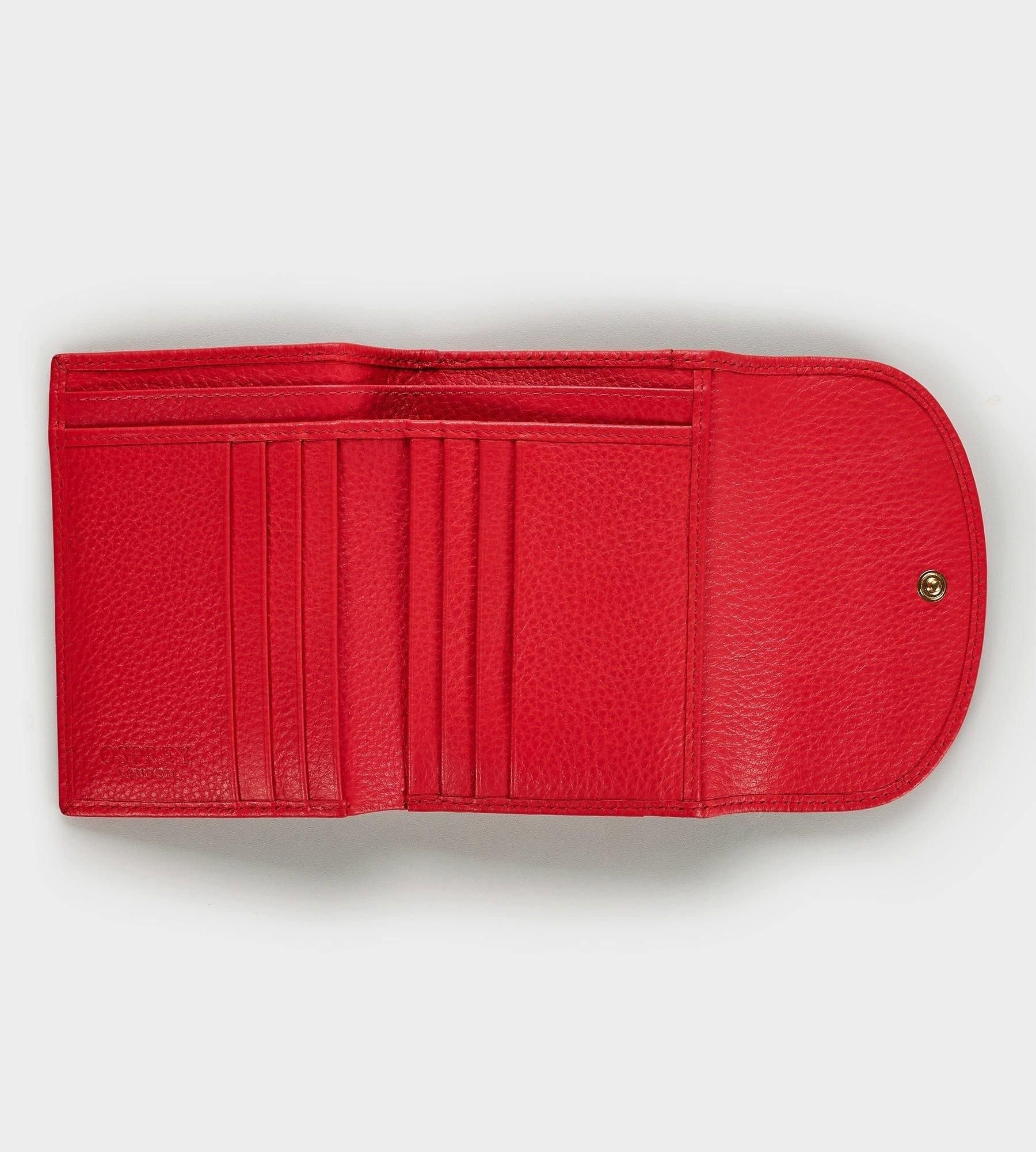 OSPREY LONDON OSPREY LONDON Women's The Tilly Leather Purse Gift Set in Red - 4