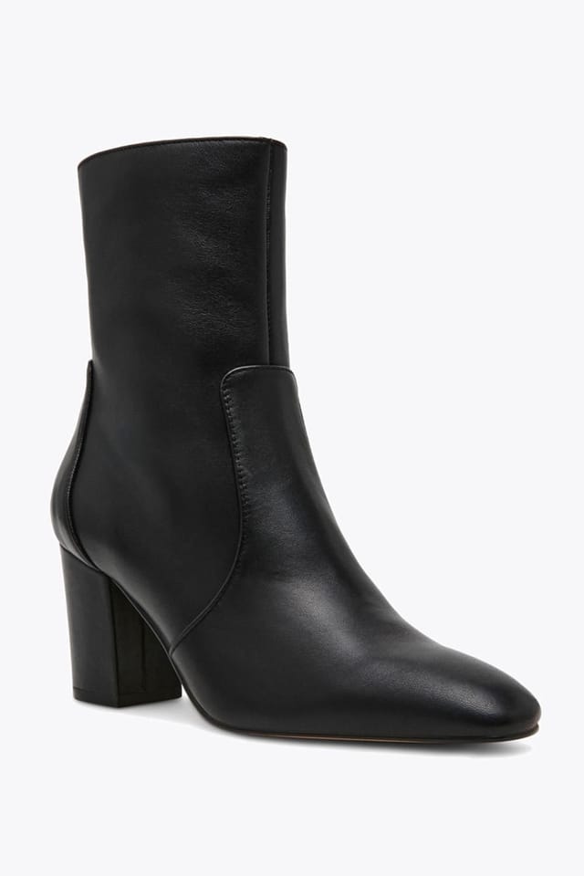 Steve Madden STEVE MADDEN Women's 'Crossbar Anle Boot Black' Leather Boots in Black - 2