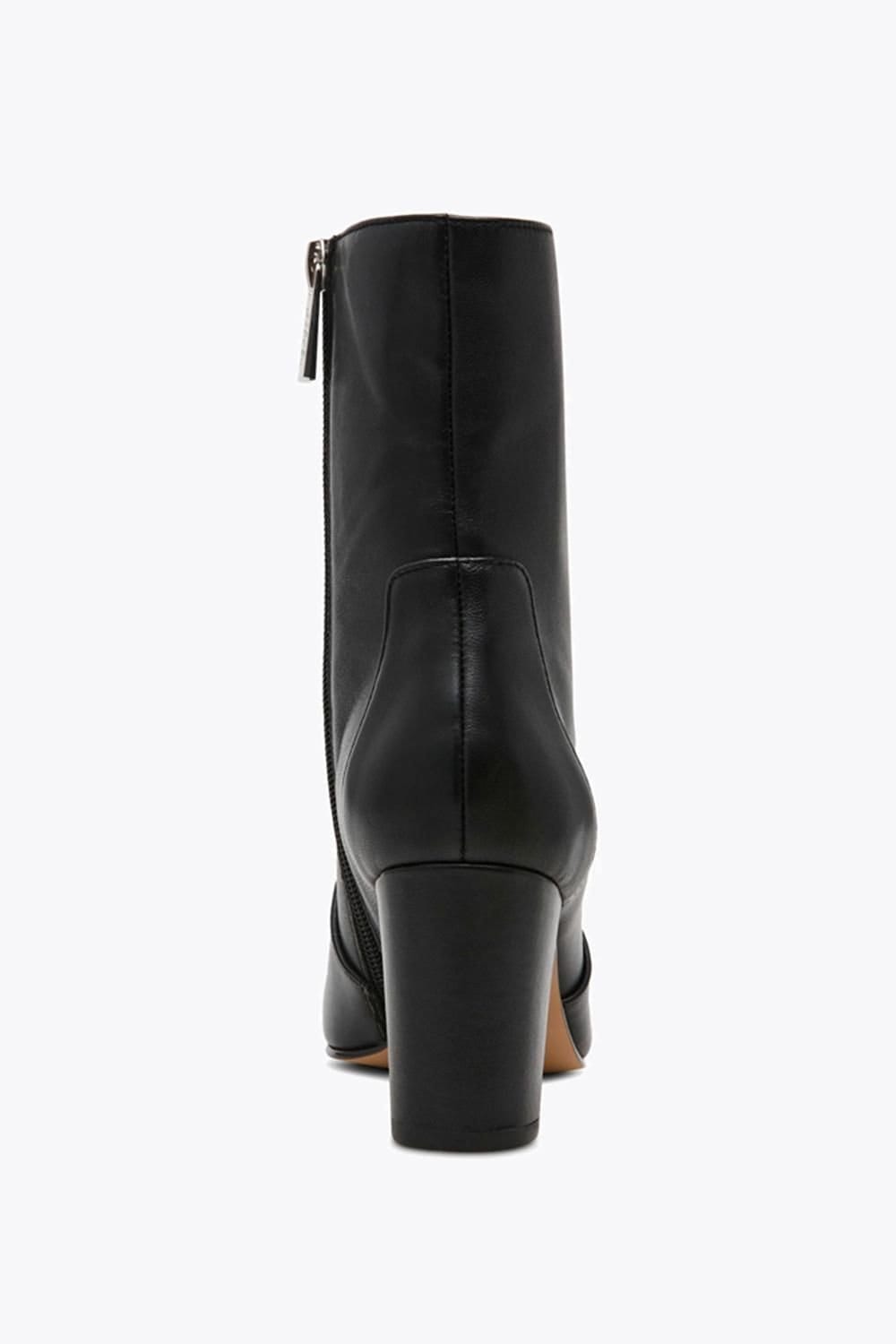 Steve Madden STEVE MADDEN Women's 'Crossbar Anle Boot Black' Leather Boots in Black - 4