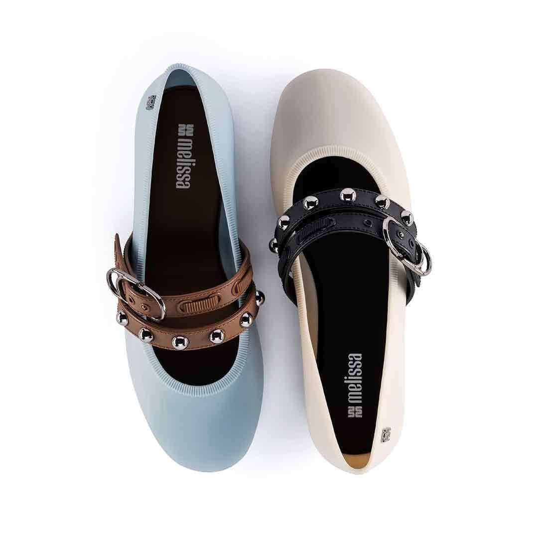 Melissa Shoes Melissa Shoes Women's Soft Ballerina Studs in Beige - 4