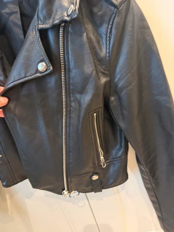 Bershka Bershka faux leather jacket L