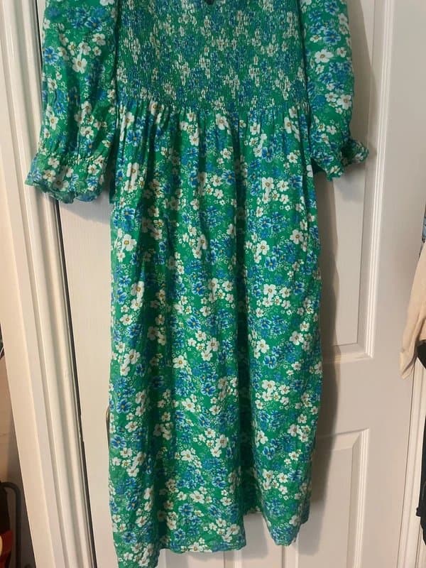 New Look New Look Green Floral Dress