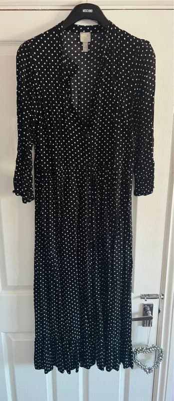 ASOS ASOS 12 plunge maxi dress wedding party holiday work same day post