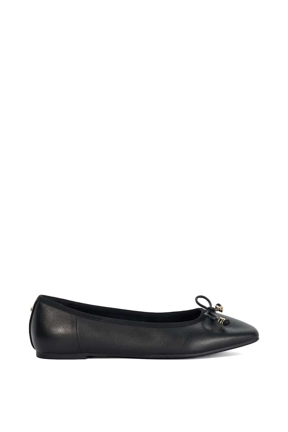 Dune London Dune London Women's 'Hennie' Leather Ballet Pumps in Black