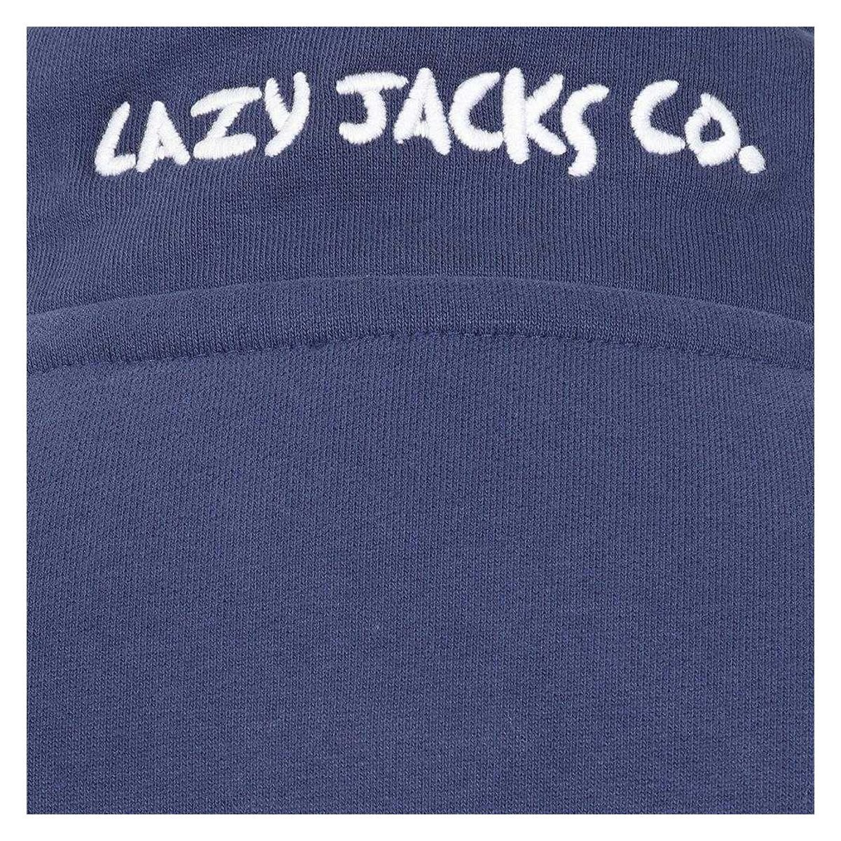 Lazy Jacks Lazy Jacks Women's Button Neck Sweatshirt in Dark Blue - 4