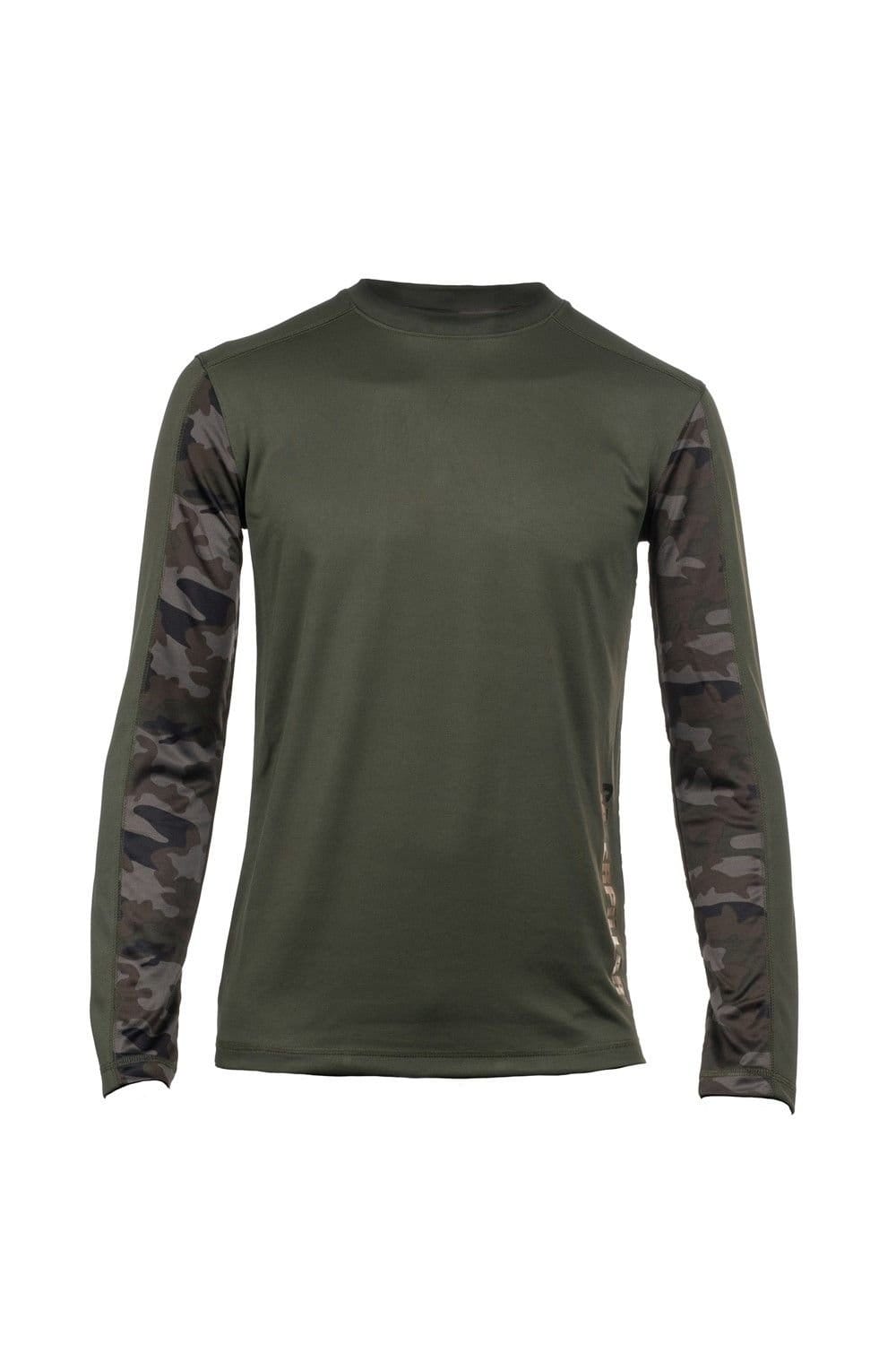 Caterpillar Men's Coolmax Long Sleeve Tee in Dark Green