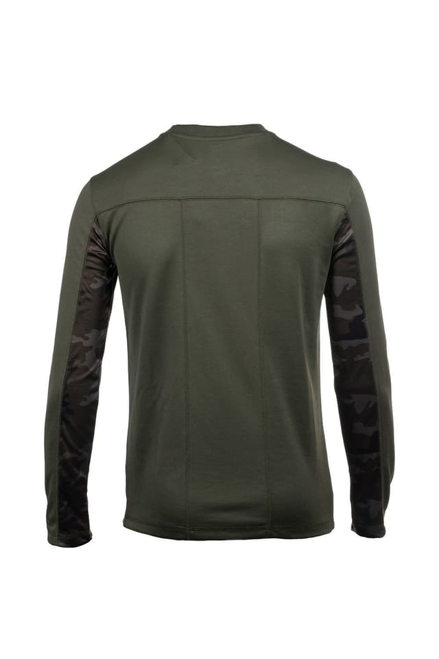 Caterpillar Caterpillar Men's Coolmax Long Sleeve Tee in Dark Green - 2