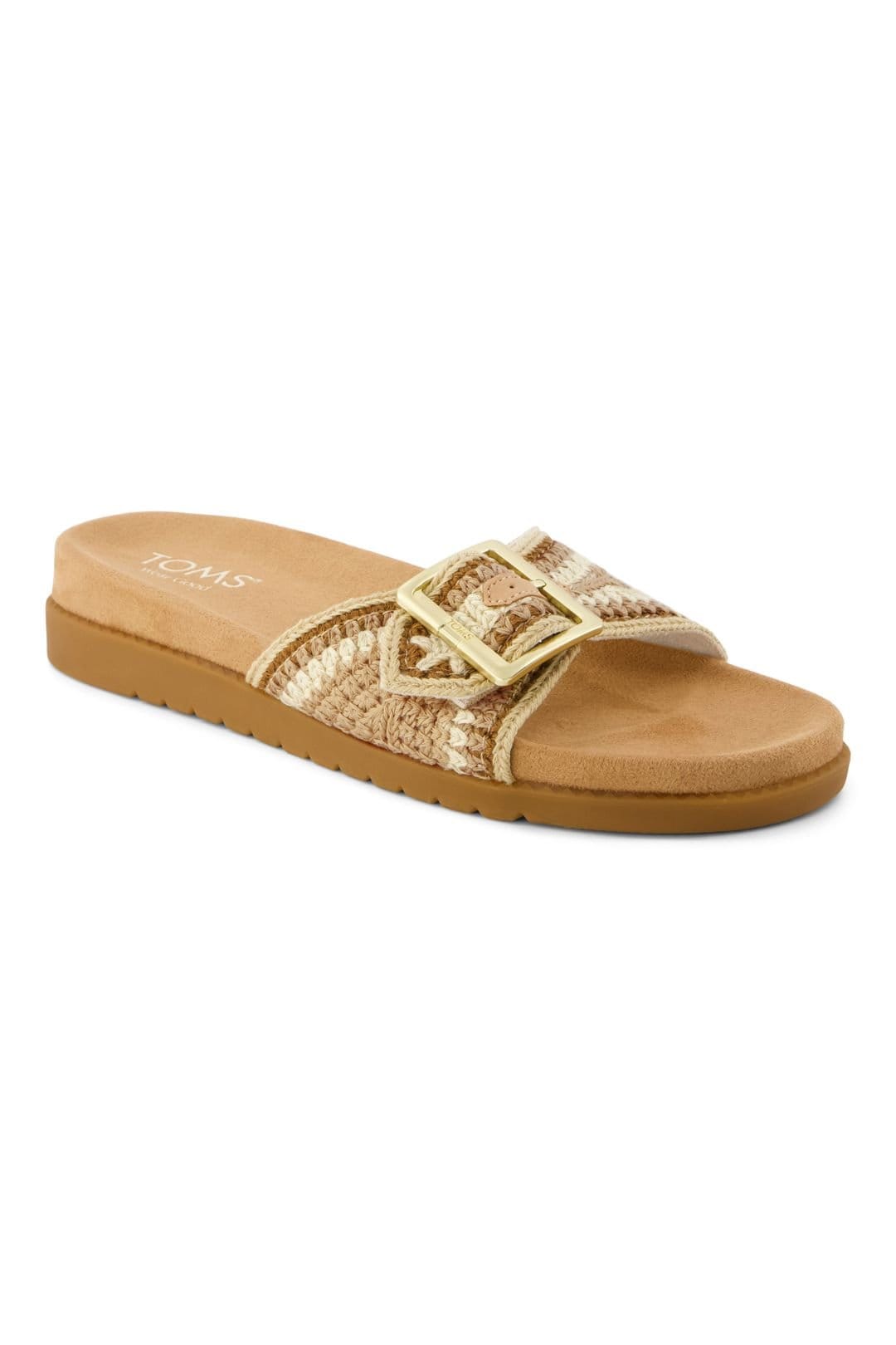 TOMS Toms Women's Marin Slides Sandal Dark Beige - 4