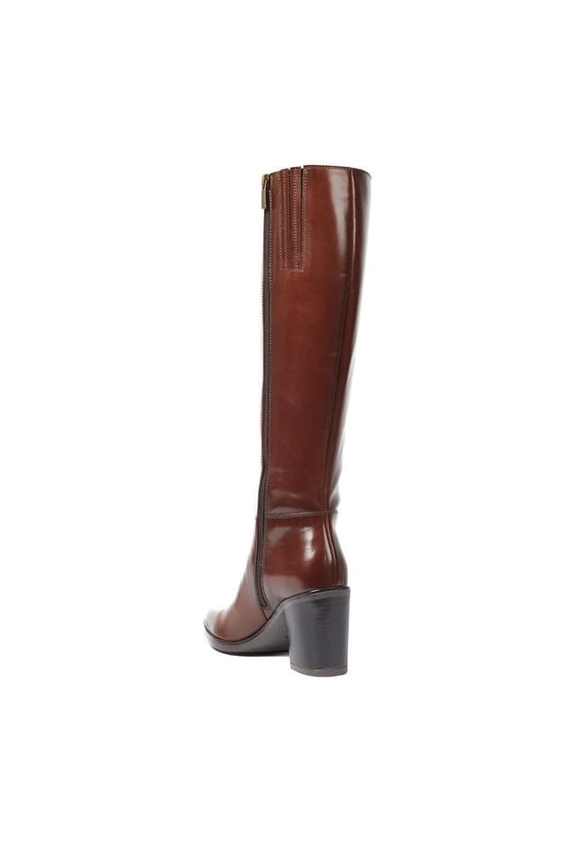 Jones Bootmaker Jones Bootmaker Women's Cagliari Small Calf Fit Knee High Boots in Brown - 3