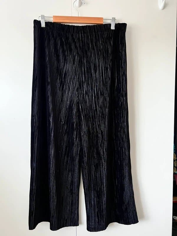 ASOS Design Velvet Wide Leg Trousers