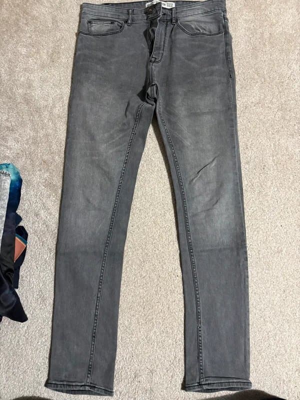 New Look Grey skinny stretch jeans