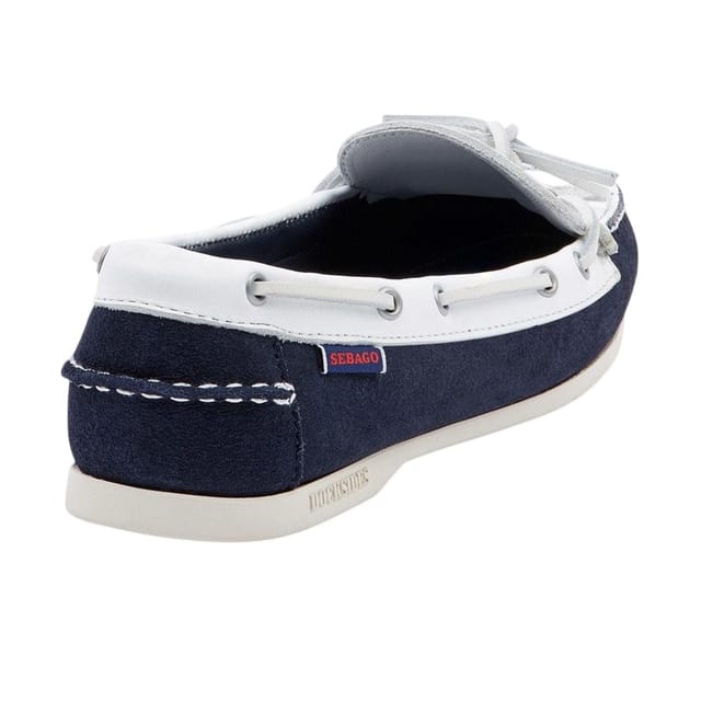 Sebago Sebago Women's Nina Suede Bala Moccasin in Navy - 2