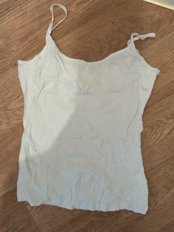 New Look New Look M White Sleeveless T-shirt Cami