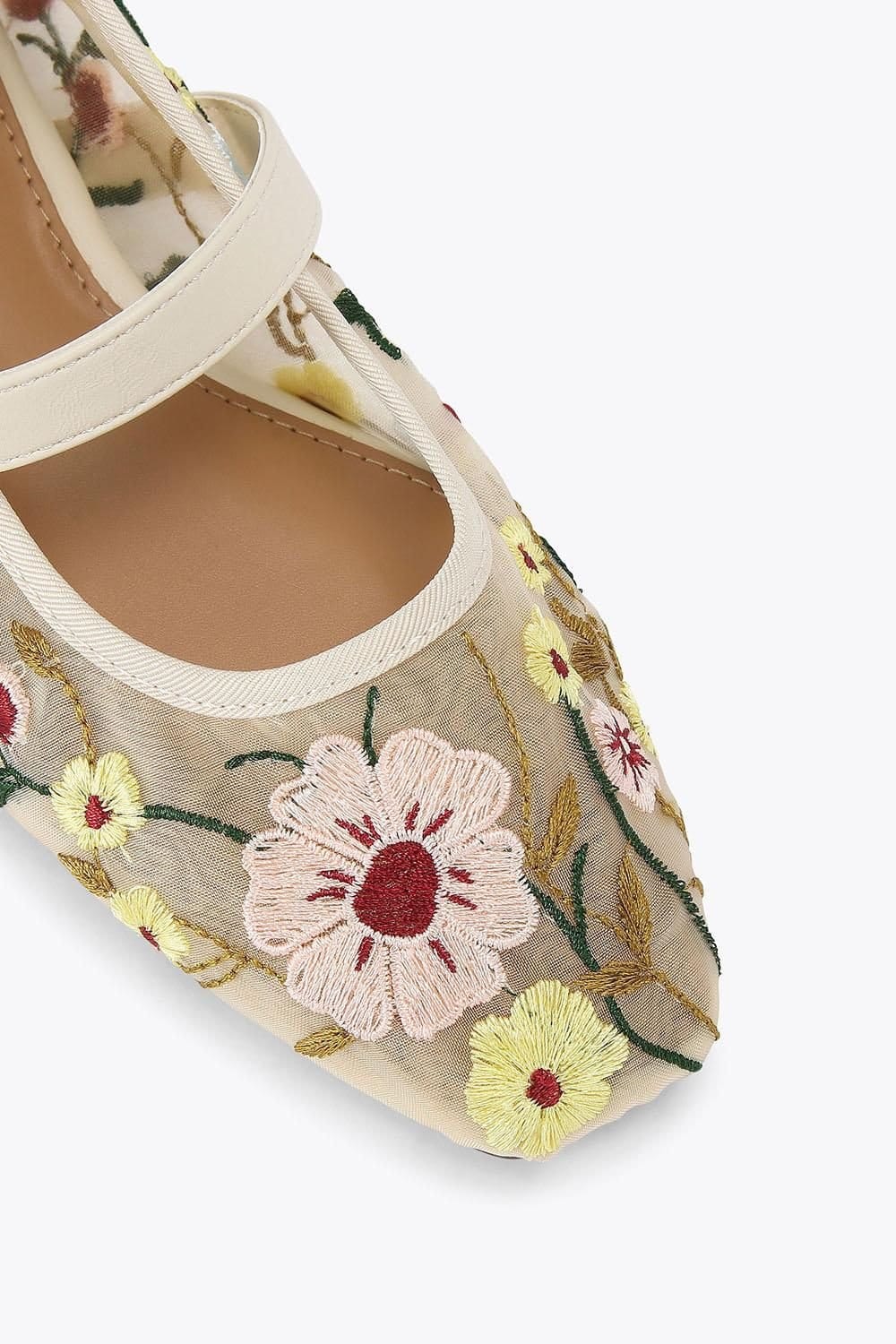 KG Kurt Geiger KG Kurt Geiger Women's 'Nina Mesh' Fabric Flats in White - 4