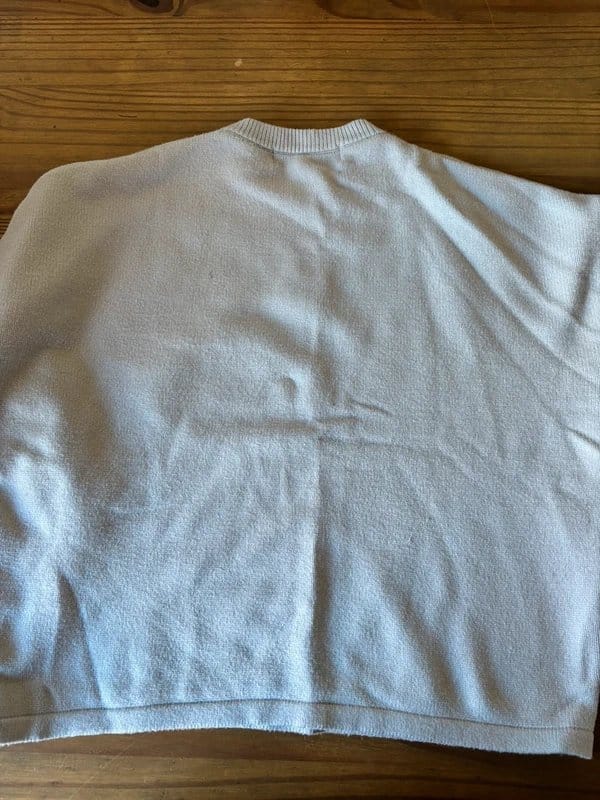 Bershka White and Black Men's Knitted Jumper