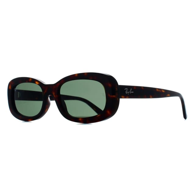 Ray-Ban Ray-Ban Women's Oval Havana Green RB2221 in Brown - 2