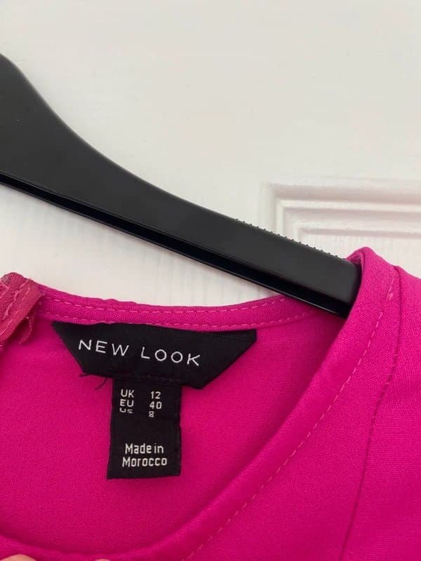 New Look Bright pink party dress