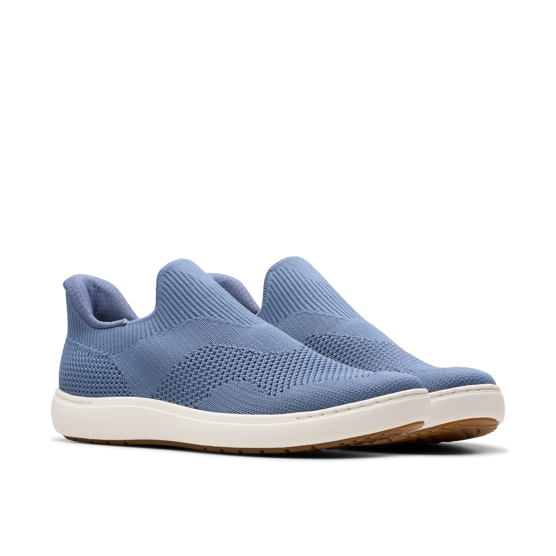 Clarks Clarks Women's Nalle Step Blue Grey Slip Ons - 4