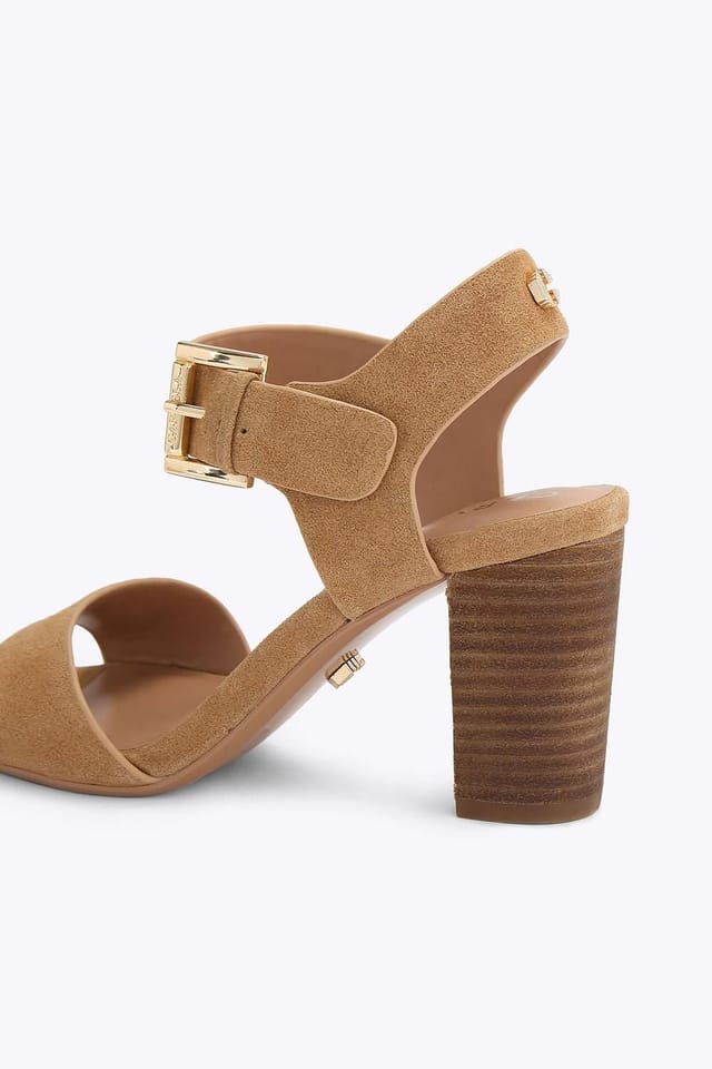 Carvela Carvela Women's 'Sadie 2' Fabric Heels in Taupe - 3