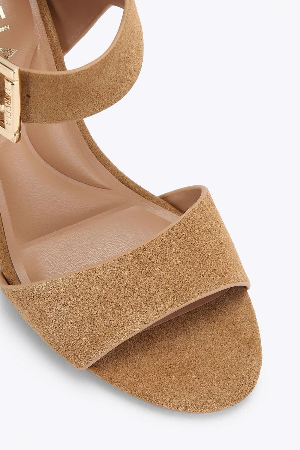 Carvela Carvela Women's 'Sadie 2' Fabric Heels in Taupe - 4