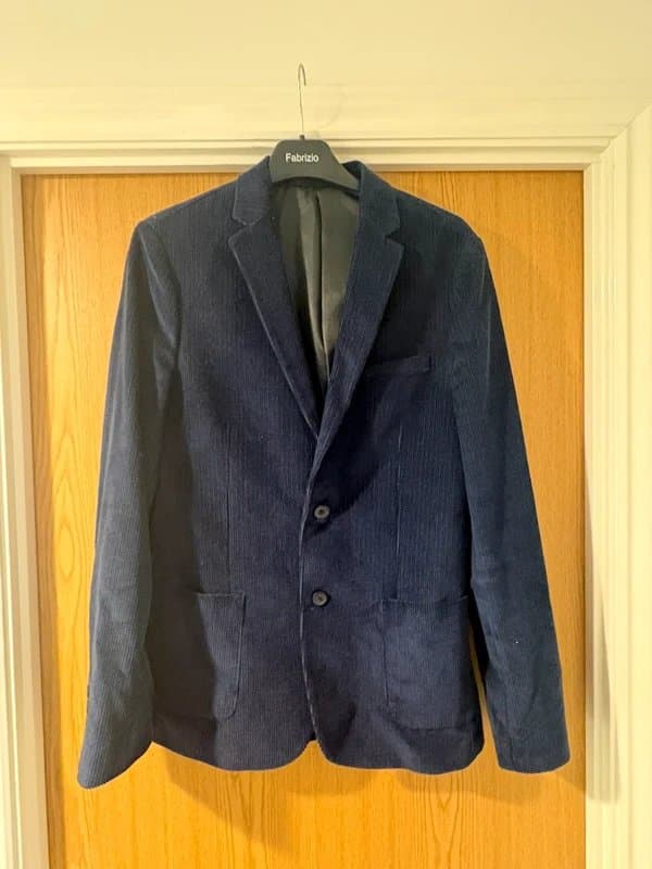 ASOS Navy corduroy blazer