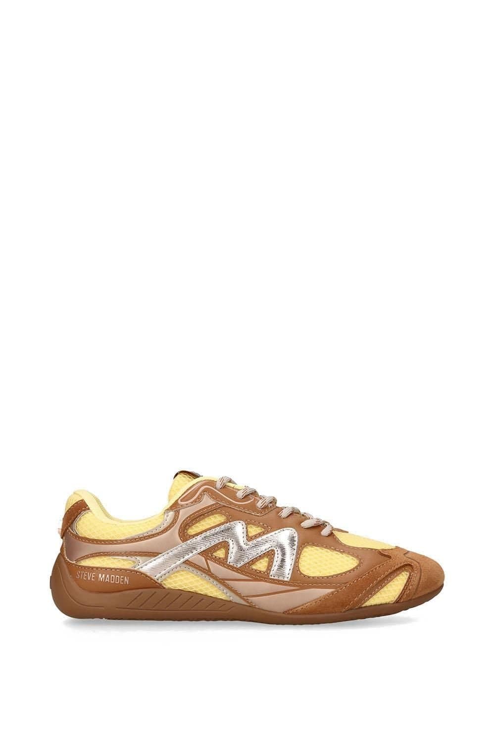 Steve Madden Steve Madden Light Brown Suede Trainers
