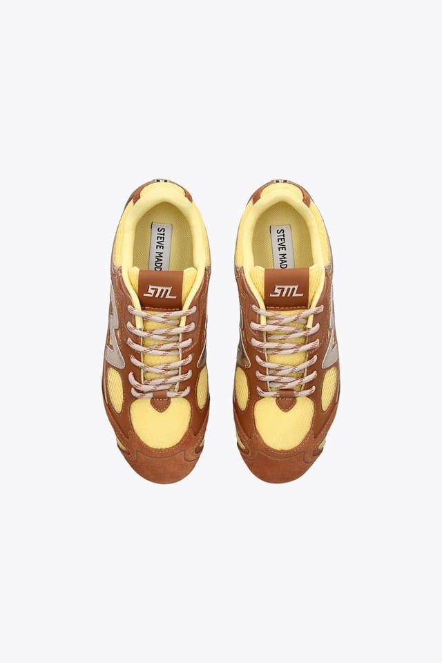 Steve Madden STEVE MADDEN Women's 'Rally Time Tan' Trainers in Light Brown - 2