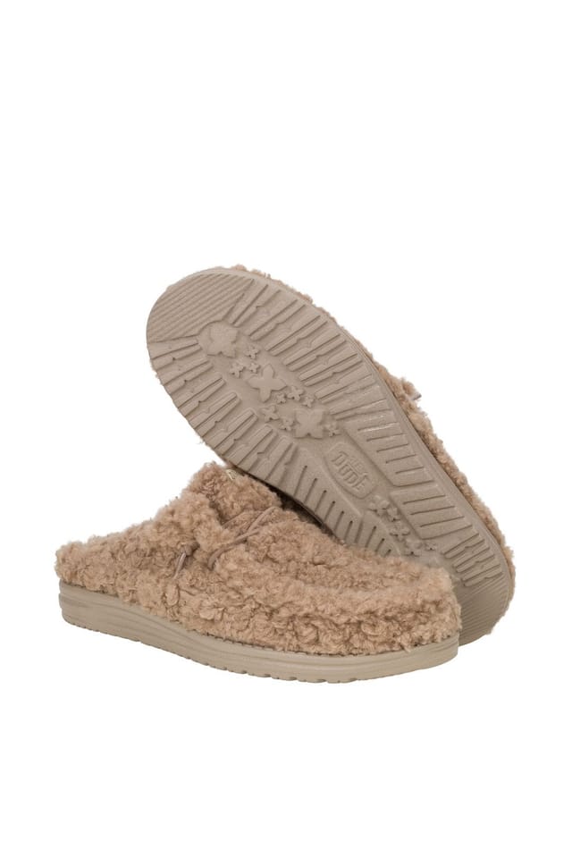Hey Dude HEY DUDE Men's Wally Slipper Timber Wolf in Brown - 3
