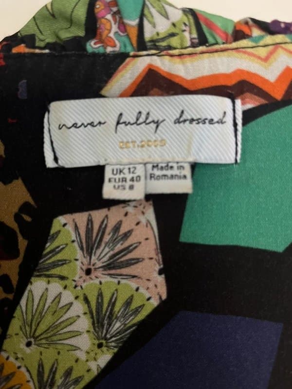 Never Fully Dressed Colourful patterned top