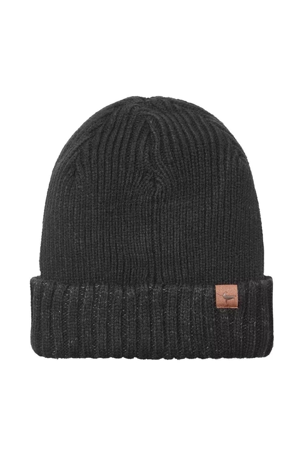 SealSkinz Sealskinz Men's Waterproof Cold Weather Roll Cuff Beanie Hat in Black