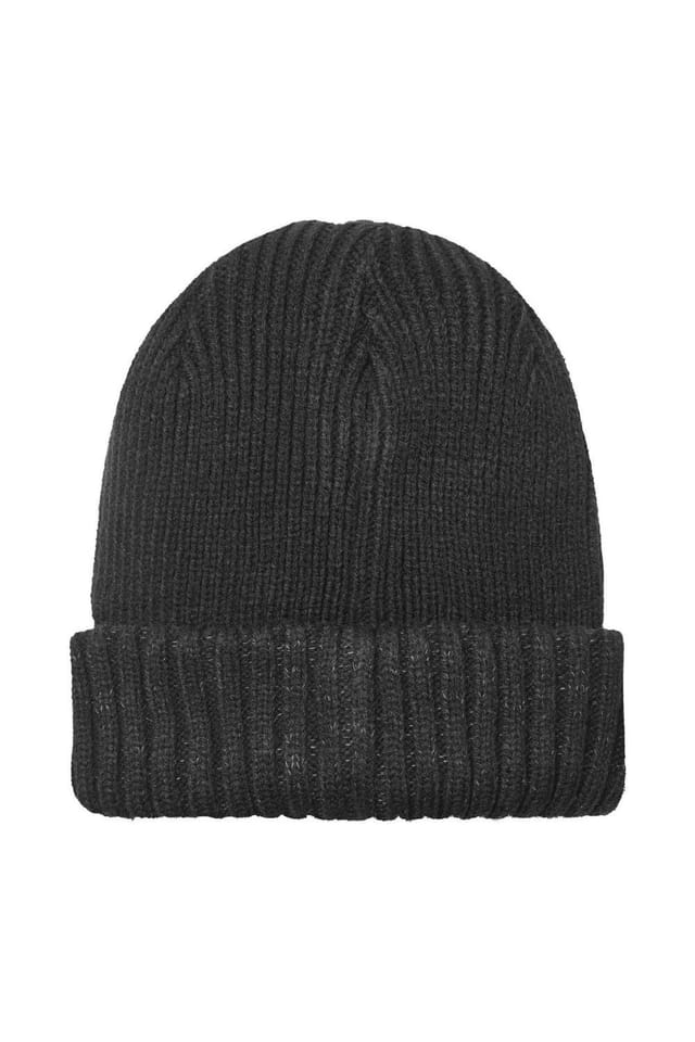 SealSkinz Sealskinz Men's Waterproof Cold Weather Roll Cuff Beanie Hat in Black - 2